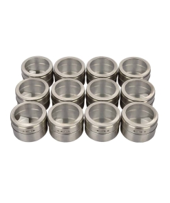 Pots à épices magnétique 12 Pièces