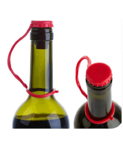 Bouchon en plastique pour bouteille de vin Rouge