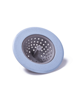 bouchon d'évier en plastique bleu