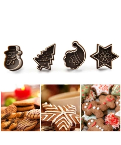 Moules biscuits noël Lot de 4