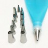 Poche à douille réutilisable silicone Bleu