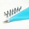 Poche à douille réutilisable silicone Bleu