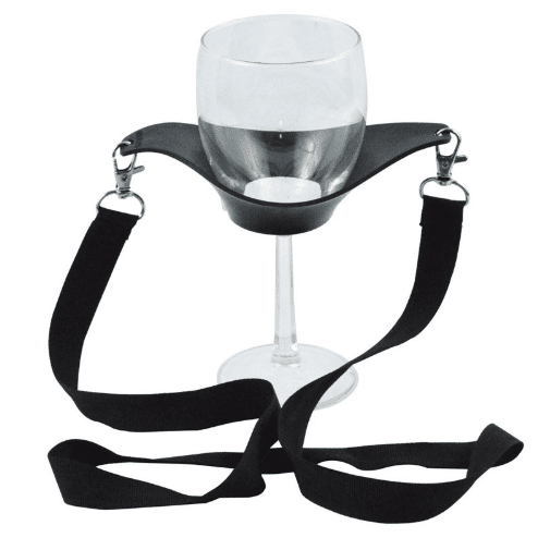 Porte-verre à Vin Autour Du Cou - 4 Pièces En Néoprène - Libérez Vos Mains Pour Festivals, Mariages, Fêtes