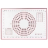 Tapis de pâtisserie en silicone Rouge
