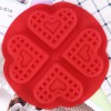 Moule à Gaufre en Silicone Cœur