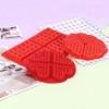 Moule à Gaufre en Silicone Cœur Triangle Rectangle