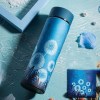 Thermos Thé Inox avec filtre Bleu motifs pollen