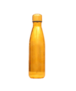 Thermos Café Inox Jaune orangé chromé