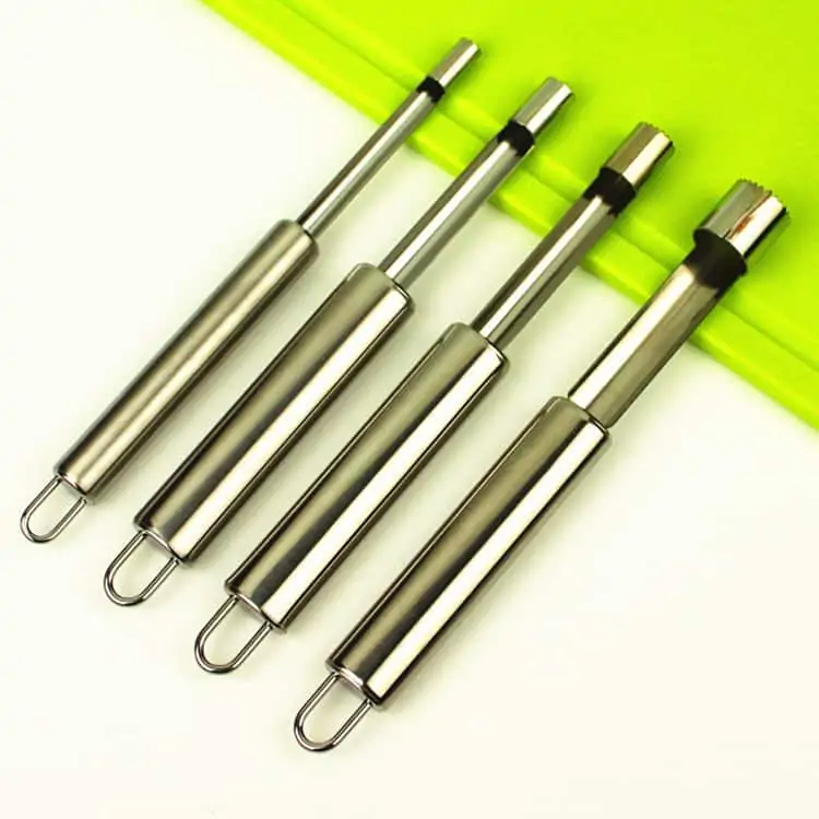 Outil Dénoyauteur En Acier Inoxydable Pour Pommes, Pêches, Poires - Gadget De Cuisine Compact Et Pratique - 2