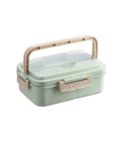 Boîte Repas Compartimentée Plastique Verte