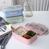 Boîte Repas Compartimentée Plastique Verte