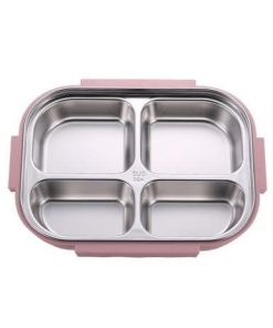 Gamelle Japonaise Isotherme Inox Compartimentée Rose