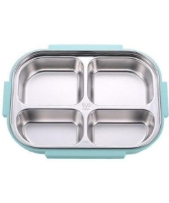 Lunch Box Japonaise Isotherme Inox Compartimentée Verte