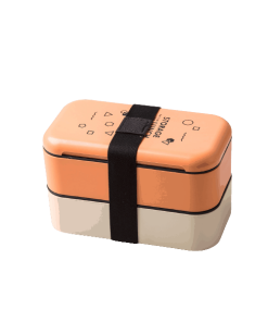 Lunch Box Bento Plastique Isotherme Multi-étage Orange
