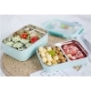 Lunch Box Enfant Inox Compartimentée Verte Motifs cartoon