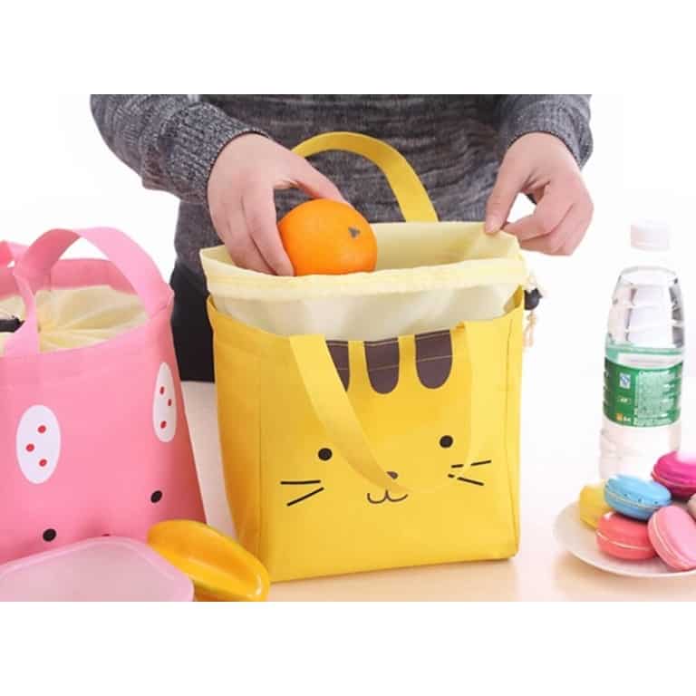 Boîte à Goûter Enfant Compartimentée 1600 Ml - Motif Licorne - Sans BPA - Lavable Au Lave-vaisselle - Avec Couverts