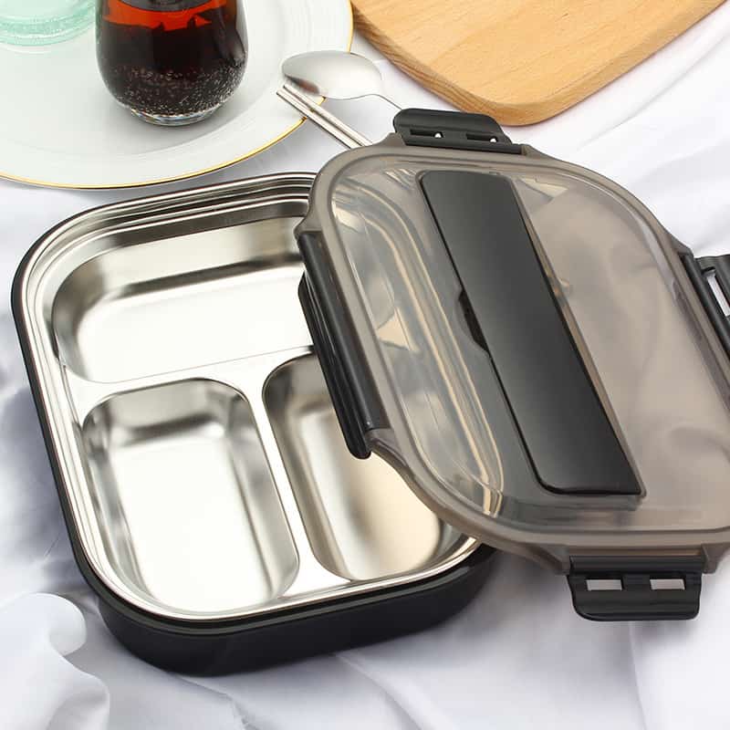 Casserole Inox 2 Compartiments Avec Couvercle - Marmite à Fondue Chinoise Familiale 32cm - Gatuida