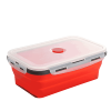 Lunch Box Pliable en Silicone 1200ml Rouge