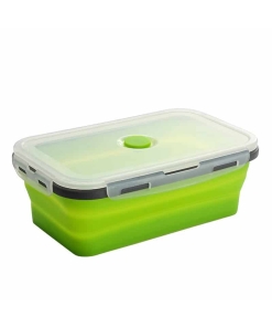 Lunch Box Pliable en Silicone 350ml Verte