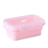 Lunch Box Pliable en Silicone 800ml Rose