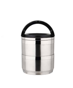 Lunch Box Waterproof Isotherme Inox 2 étages avec Sac