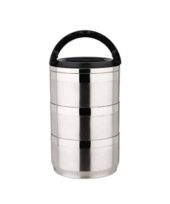 Lunch Box Waterproof Isotherme Inox 3 étages avec Sac