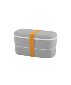 Boîte Bento Grise Plastique 600ml