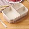 Lunch Box Blanche Triple-compartiment en Fibre de blé