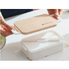 Lunch Box Sans BPA Plastique Wooden Style