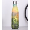 Thermos Thé Inox Forêt sur fond orange