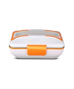 Gamelle Chauffante Électrique Triple-compartiment Orange