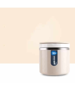 Boîte Repas Isotherme Inox Ronde Multi-étage Beige 1 étage