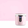 Boîte Repas Isotherme Inox Ronde Multi-étage Rose 1 étage