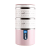 Boîte Repas Isotherme Inox Ronde Multi-étage Rose