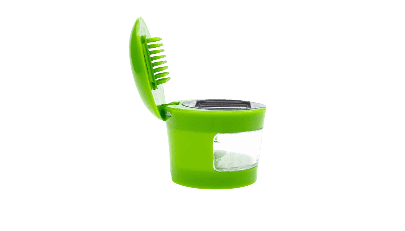 Coupe-ail Manuel en Acier Inoxydable Professionnel, Presse-Ail, Broyeur d' Ail, Hachoir à Ail pour Écraser et Éplucher, Coupe-Ail, Broyeur d'Ail